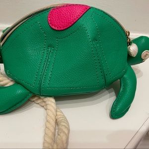 Betsy Johnson sea turtle wristlet